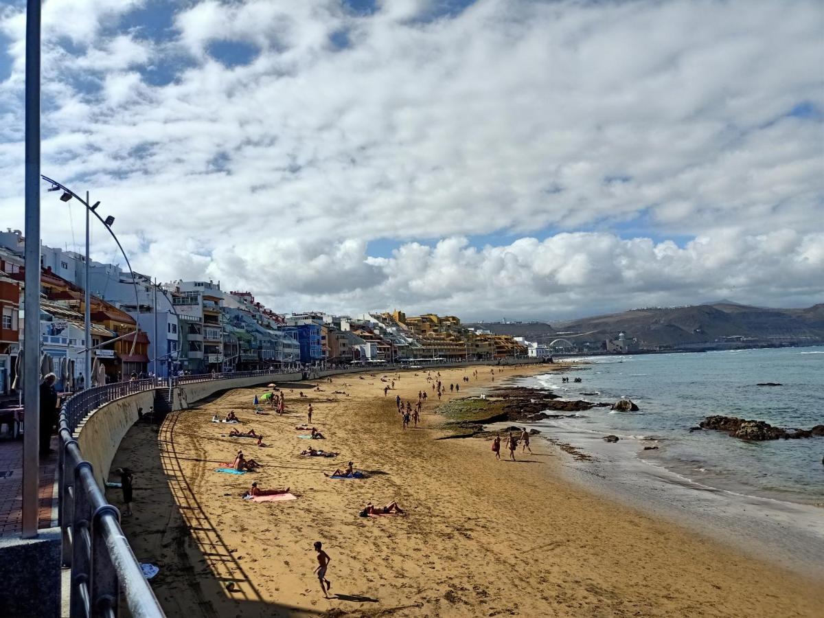 Estudio Vacacional W&G Las Canteras Con Bonitas Vistas Al Mar 라스팔마스 외부 사진