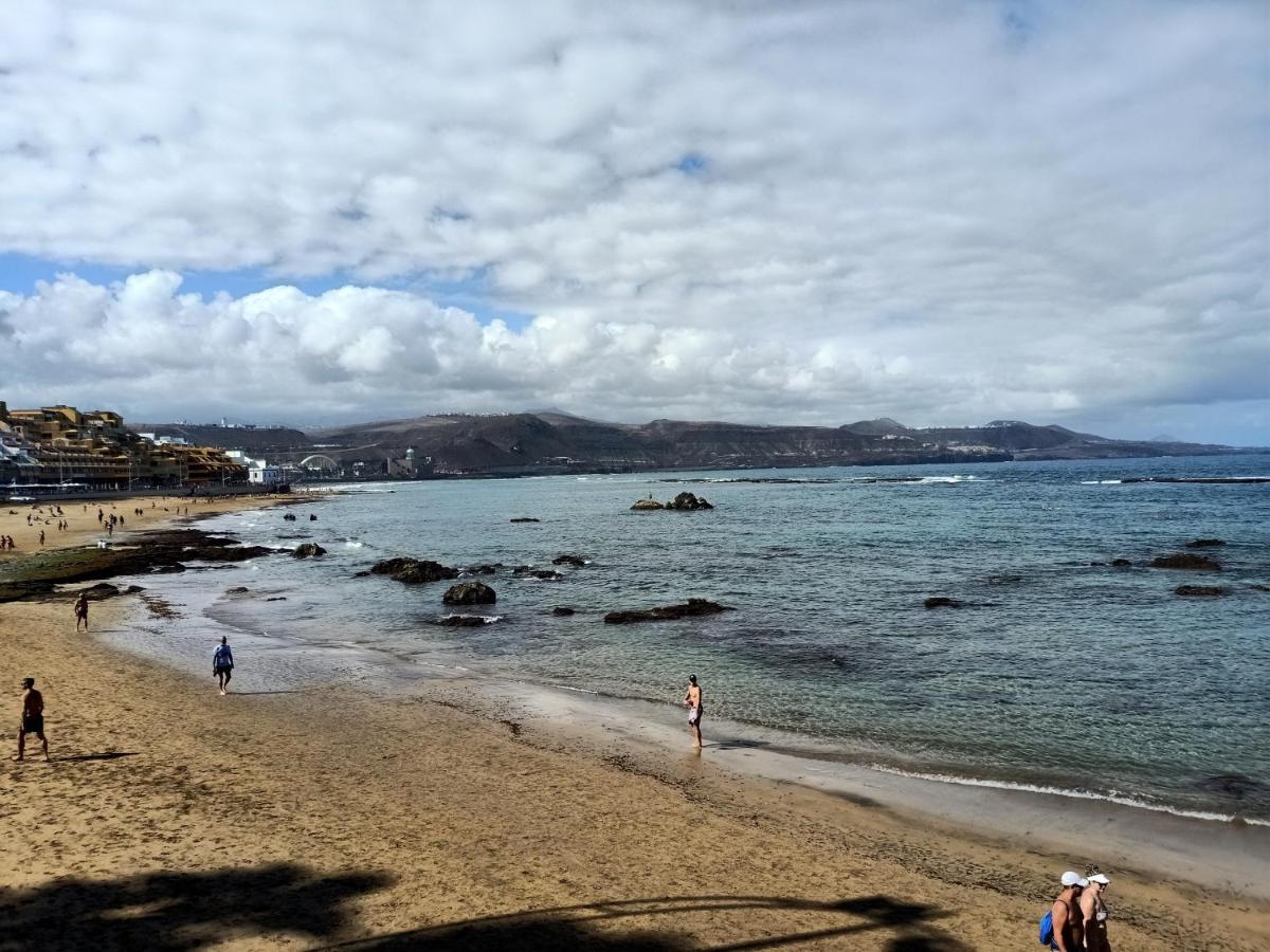 Estudio Vacacional W&G Las Canteras Con Bonitas Vistas Al Mar 라스팔마스 외부 사진